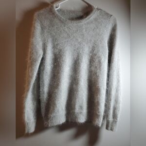 Jack Wills Cotton and Angora Blend Sparkly Soft Comfy Crew Neck Sweater